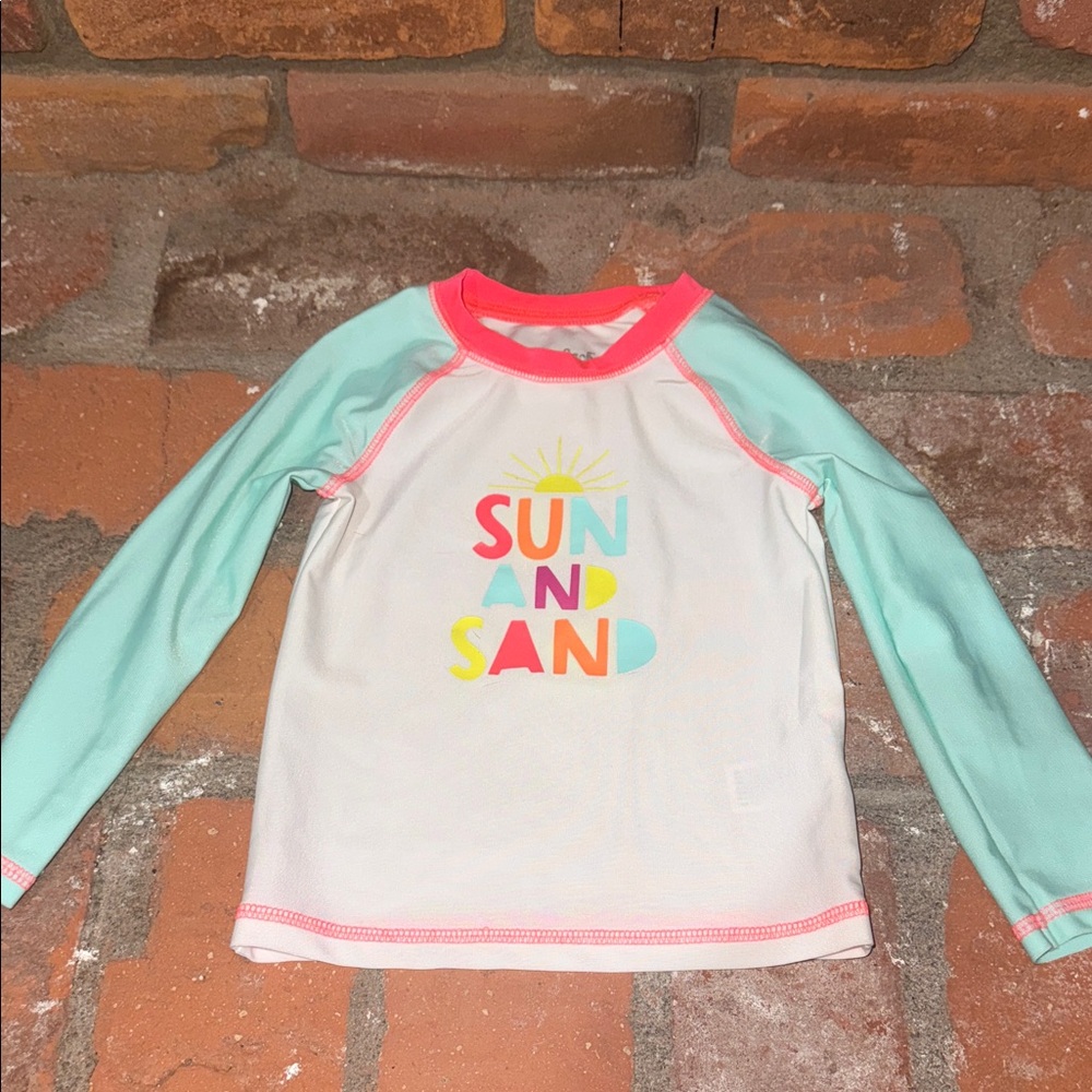 Kids Swim One Piece - Sun and Sand Design